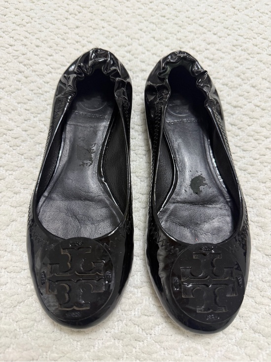 Tory Burch Shoes - Tory Burch Reva Ballerina Patent Leather Flats Black Shoes Women’s Size 6.5